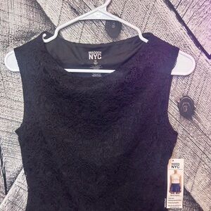 Madden NYC Black Lace Women's Blouse